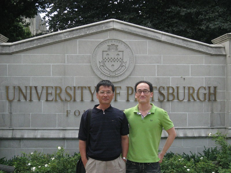 Dr. Kim and Yun (at Pittsburgh Univ).