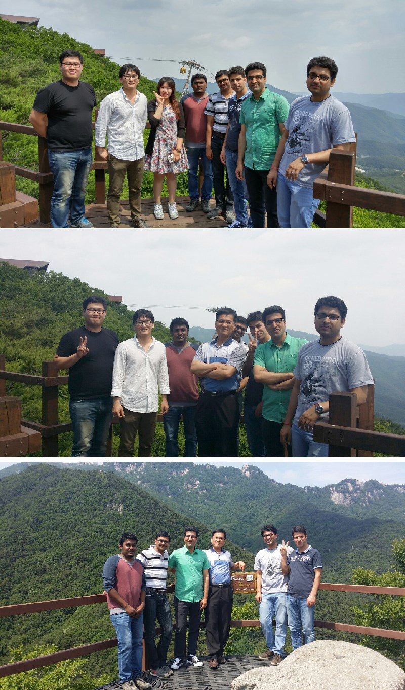 Members at Palgong Mt. (2015)