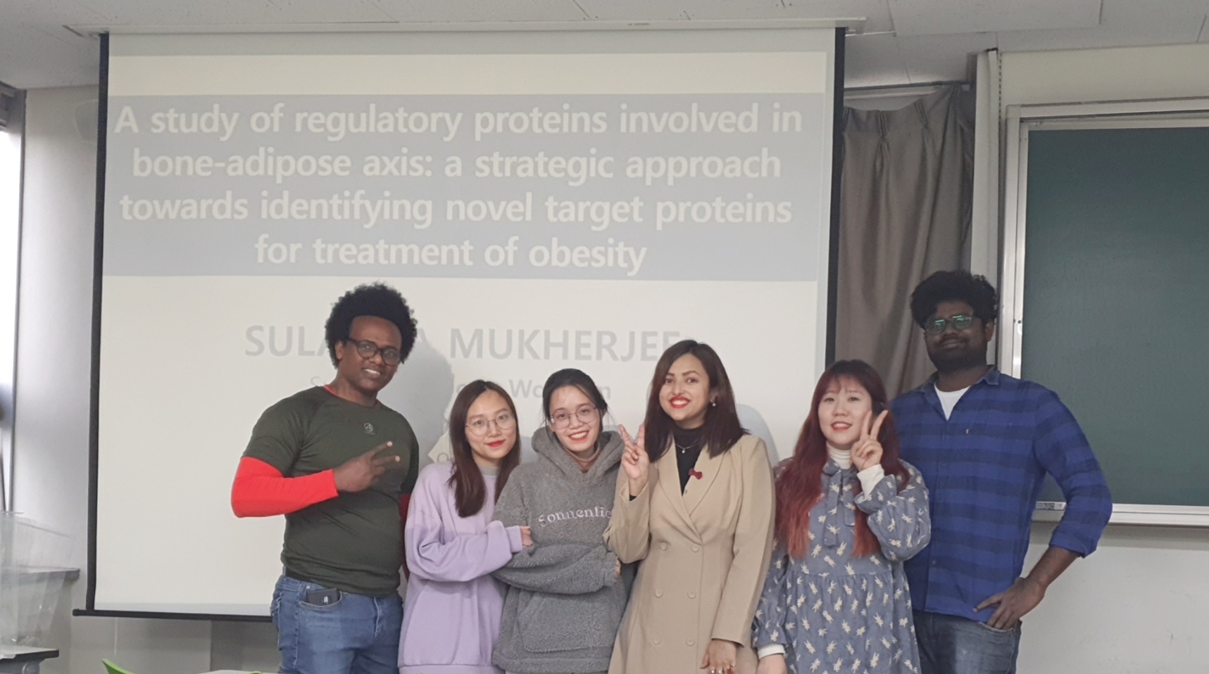 Sulagna presented the doctoral dissertation